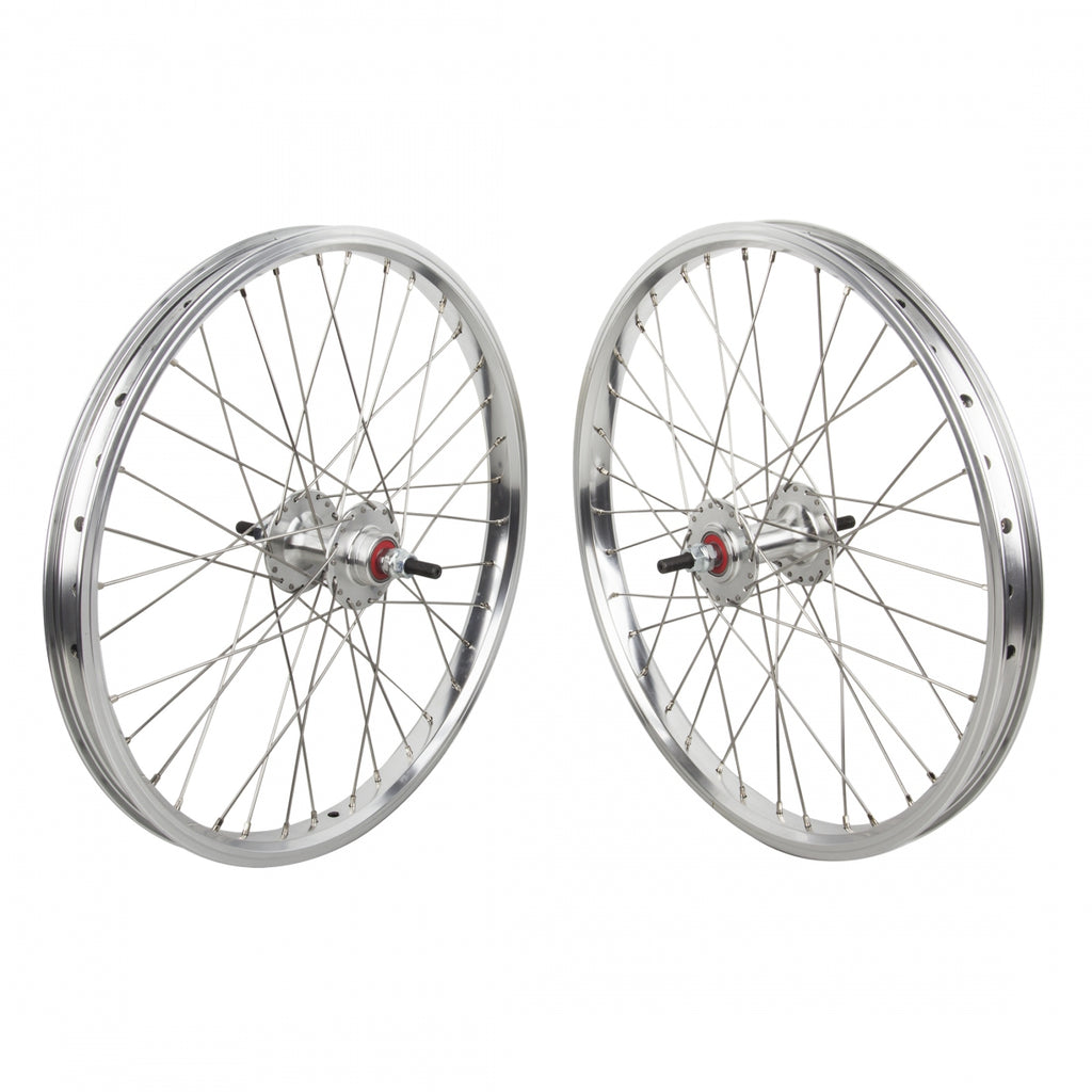 PAIR 20x1.75 406x24 BLACK-OPS DW1.1 SILVER 36 BLACK-OPS MX1100 1s FW SEAL 3/8 SILVER 110mm DTI2.0SL