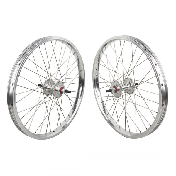 PAIR 20x1.75 406x24 BLACK-OPS DW1.1 SILVER 36 BLACK-OPS MX1100 1s FW SEAL 3/8 SILVER 110mm DTI2.0SL