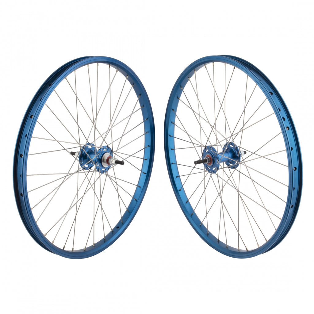 PAIR 24x1.75 507x24 BLACK-OPS DW1.1 BLUE 36 BLACK-OPS MX1100 1s FW SEAL 3/8 BLUE 110mm DTI2.0SL