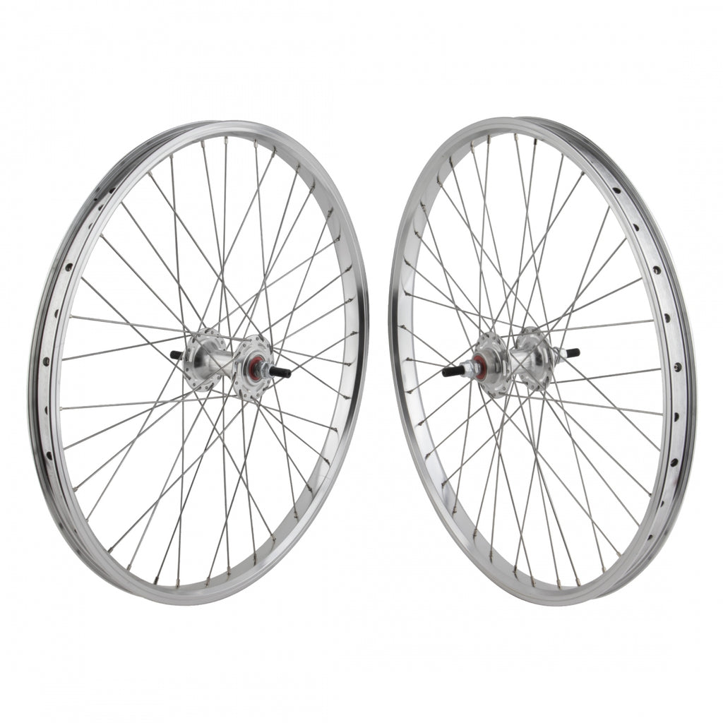 PAIR 24x1.75 507x24 BLACK-OPS DW1.1 SILVER 36 BLACK-OPS MX1100 1s FW SEAL 3/8 SILVER 110mm DTI2.0SL