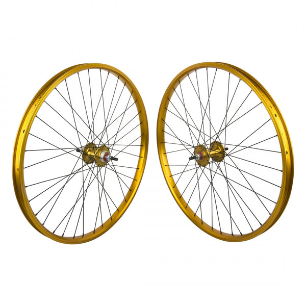PAIR 26x1.75 559x24 BLACK-OPS DW1.1 GOLD 36 BLACK-OPS MX1100 1s FW SEAL 3/8 GOLD 110mm DTI2.0BK