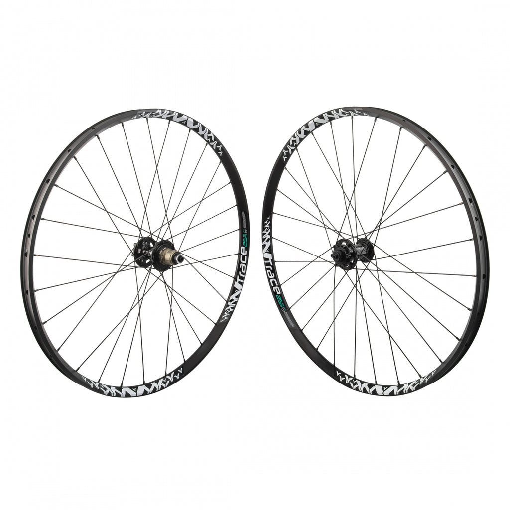 PAIR 27.5 584x25 RYDE TRACE TBLS DISC BLACK 28 ORIGIN 8 MT1110 ELITE 11sXD 6B QR/15mm 12mm SEAL BLACK 135/142mm DT2.0BK