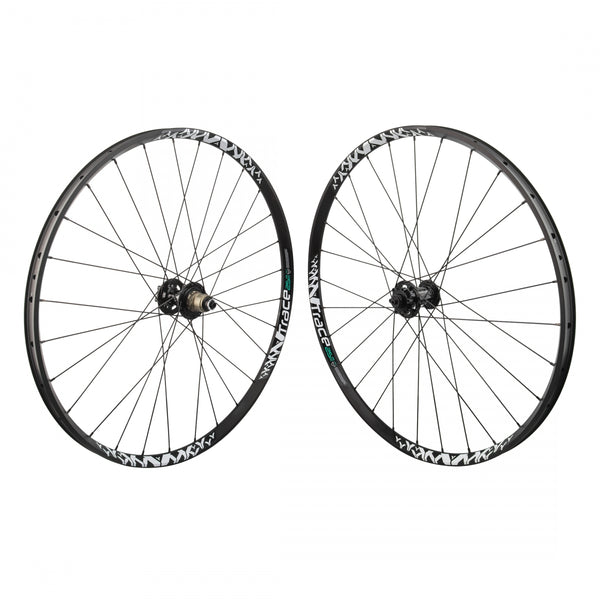 PAIR 27.5 584x25 RYDE TRACE TBLS DISC BLACK 28 ORIGIN 8 MT1110 ELITE 11sXD 6B QR/15mm 12mm SEAL BLACK 135/142mm DT2.0BK