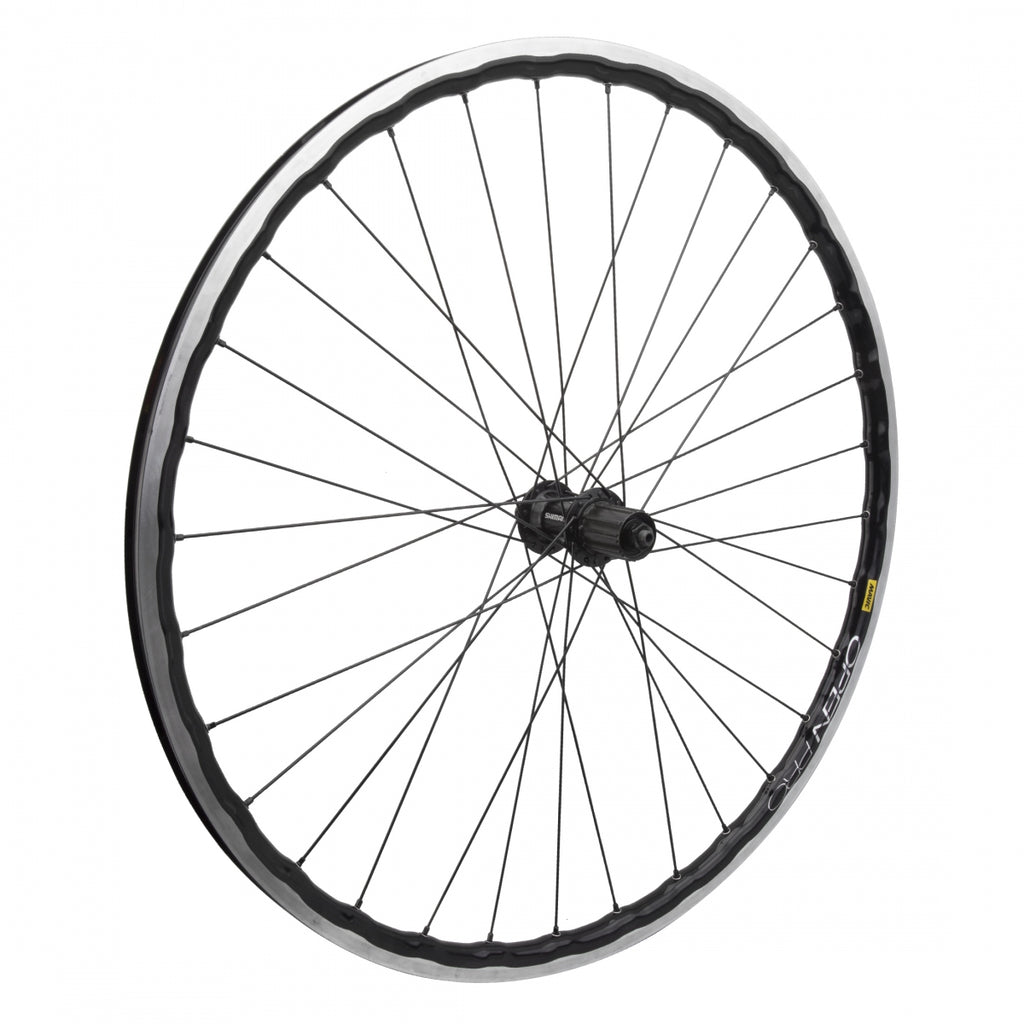 REAR 700 622x19 MAV OPEN PRO UST BLACK MSW 32 SHIMANO RS400 8-11sCASS QR BLACK 130mm DTI2.0BK