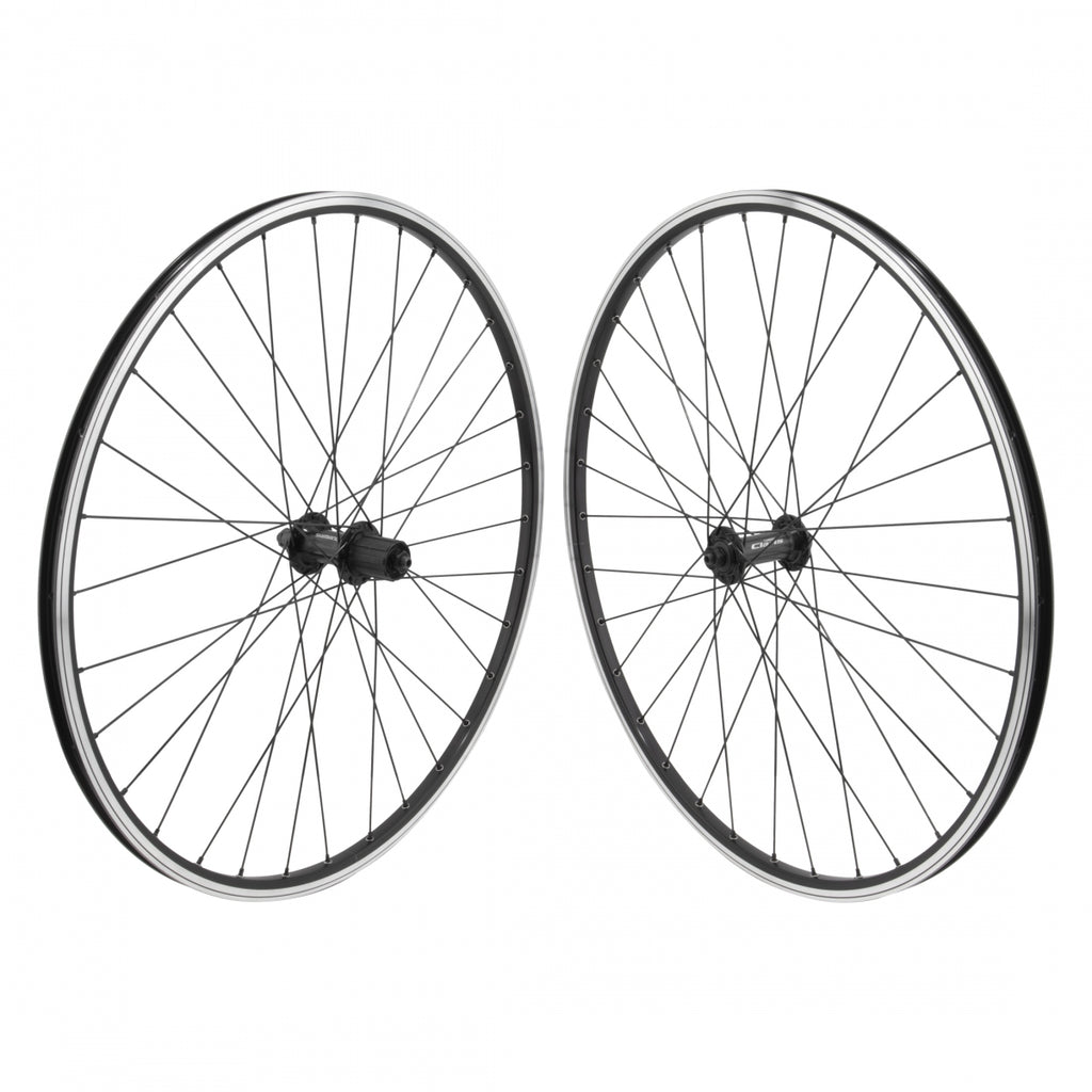 PAIR 650C 571x15 MACH1 RJ PROJECT BLACK MSW 32 SHIMANO 2400/RS300 8-10sCAS QR BLACK 130mm DTI2.0BK