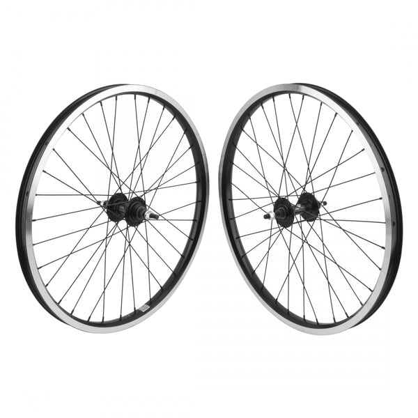 PAIR 24x1.75 507x24 RYDE ANDRA40 BLACK MSW 32 WHEEL MASTER MX4000 1s FF BO BLACK 110mm 14gBK