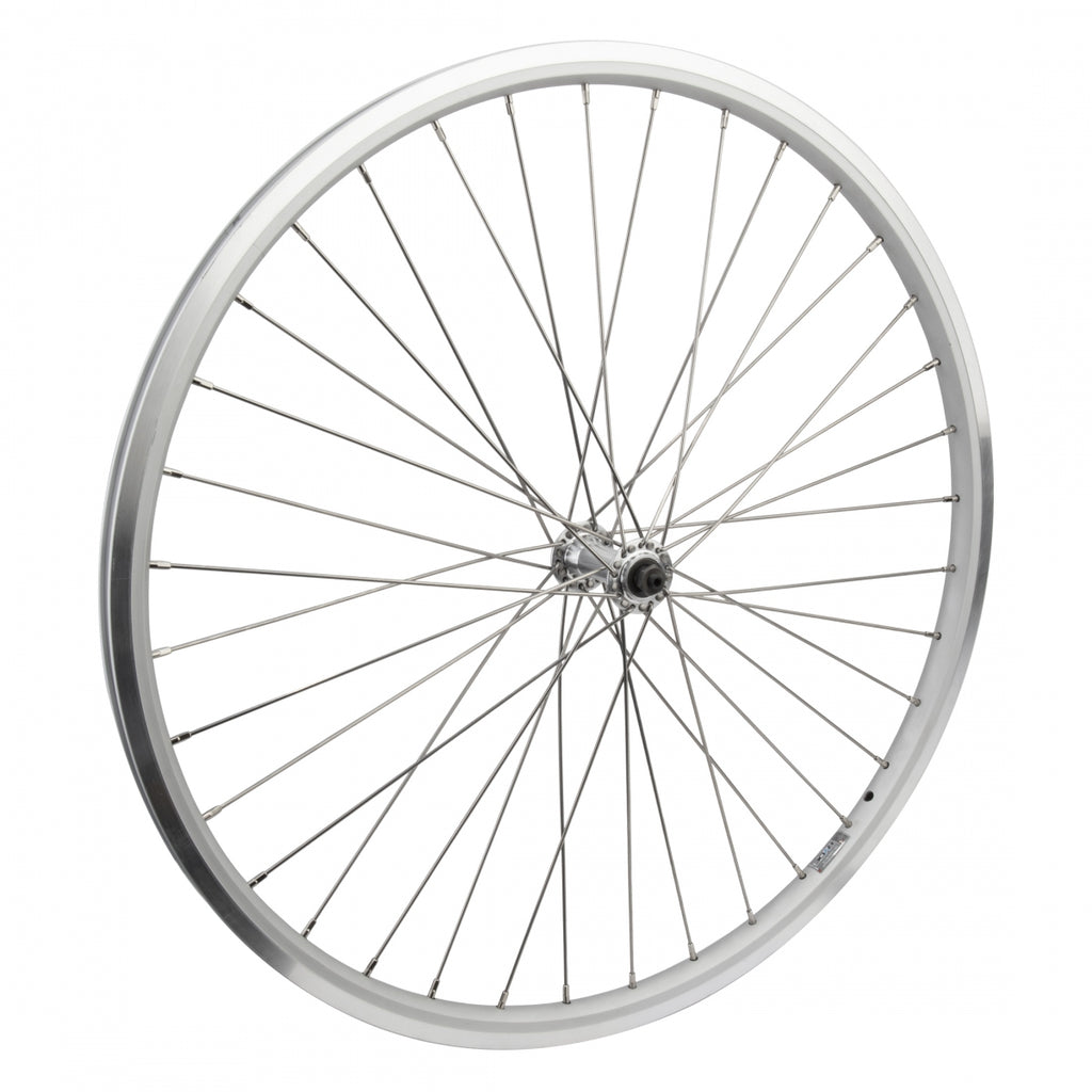 FRONT 700 622x19 RYDE STRATOS SILVER 36 WHEEL MASTER AQ1000 QR SILVER 100mm SS12gSL