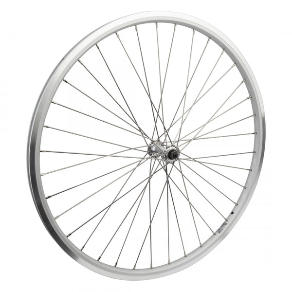 FRONT 700 622x19 RYDE STRATOS SILVER 36 WHEEL MASTER AQ1000 QR SILVER 100mm SS12gSL