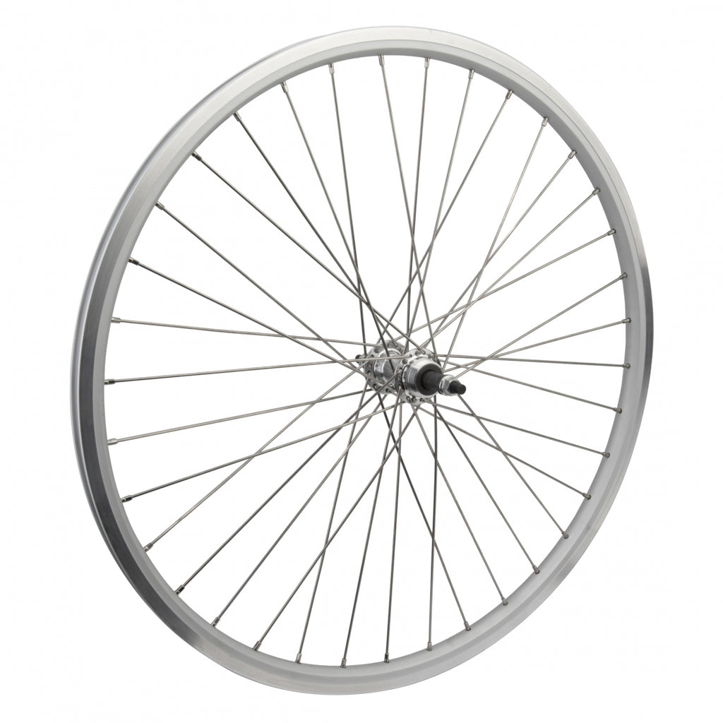 REAR 700 622x19 RYDE STRATOS SILVER 36 WHEEL MASTER AB1000 FW 5/6/7sp BO SILVER 135mm SS12gSL