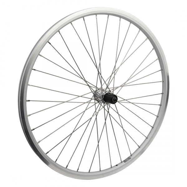 REAR 700 622x19 RYDE STRATOS SILVER 36 WHEEL MASTER AQ1000 8-10sCAS QR SILVER 135mm SS12gSL