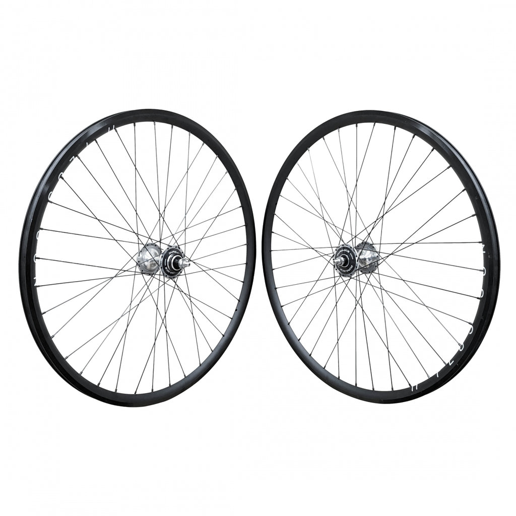 PAIR 700 622x18 H+SON ARCHETYPE BLACK 36 SHIMANO 7600 FX SILVER 120 DT2.0/1.8BK