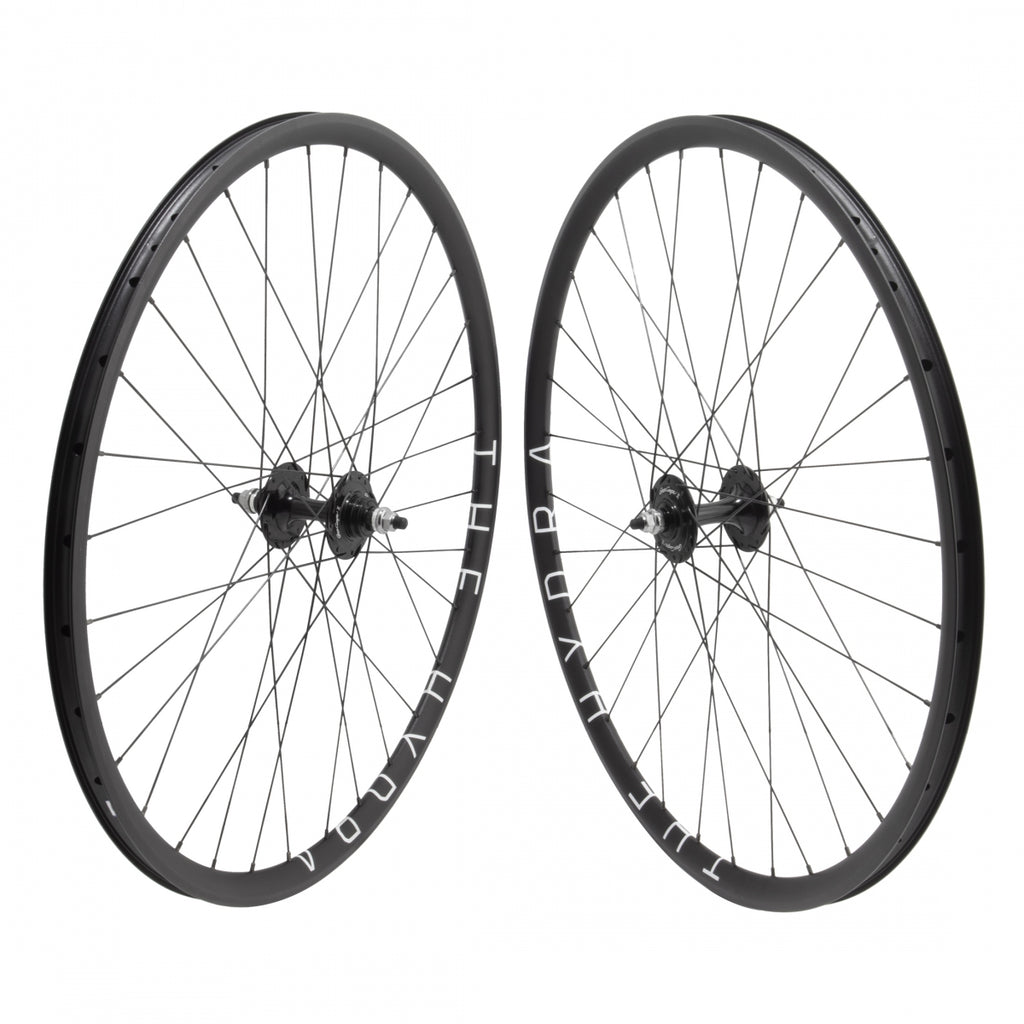 PAIR 700 622x20 H+SON HYDRA BLACK DISC 32 DC GRAN COMPE II FX/FX SEAL BLACK 120mm DT2.0/1.8BK