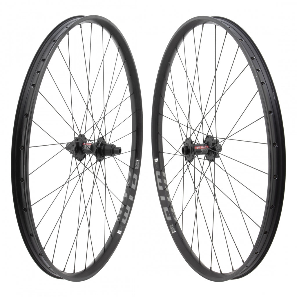 PAIR 29 622x29 WTB KOM TRAIL TCS i30 BLACK DISC 32 DT 370 11sXD 6B 15mm 12mm SEAL BLACK 142mm DT2.0/1.8BK