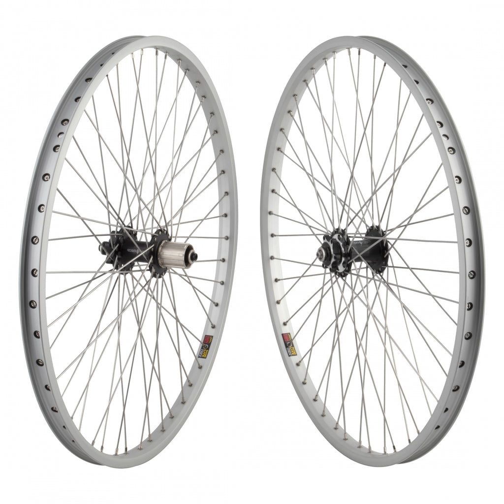 PAIR 26x1.5 559x22 SUN RHYNO LITE POLMSW 48 ORIGIN 8 MT2100 8-10sCAS 6B QR SEAL BLACK 135mm SS2.34SL