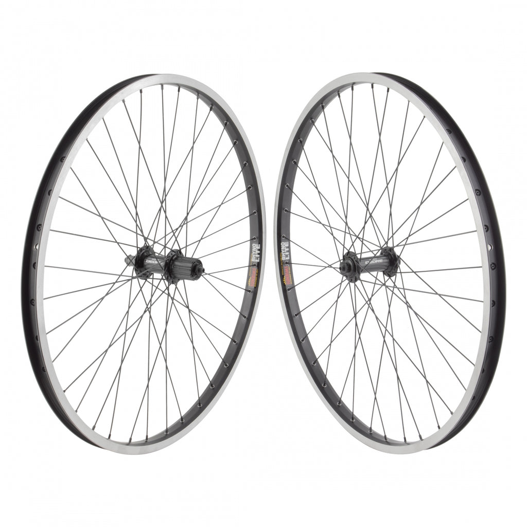 PAIR 26x1.5 559x22 SUN RHYNO LITE BLACK MSW 36 SHIMANO T610 8-10sCAS QR BLACK 135mm DTI2.0BK
