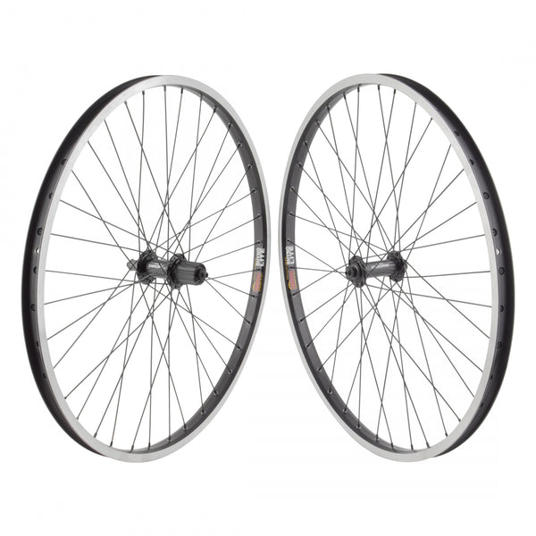 PAIR 26x1.5 559x22 SUN RHYNO LITE BLACK MSW 36 SHIMANO T610 8-10sCAS QR BLACK 135mm DTI2.0BK