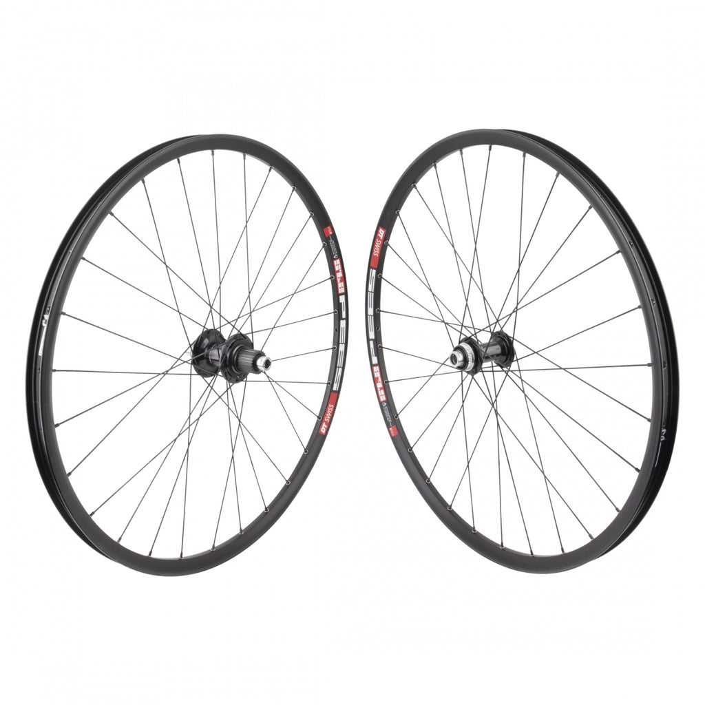 PAIR 27.5 584x22 DT 533D BLACK DISC 28 SHIMANO M8110 12sMICRO CL 15mm 12mm BLACK 142mm DTI2.0BK