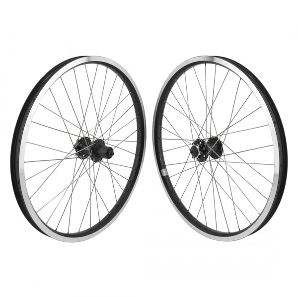 PAIR 24x1.75 507x24 RYDE ANDRA40 BLACK MSW 32 WHEEL MASTER MT2000 8-10sCAS 6B QR BLACK 135mm DTI2.0SL