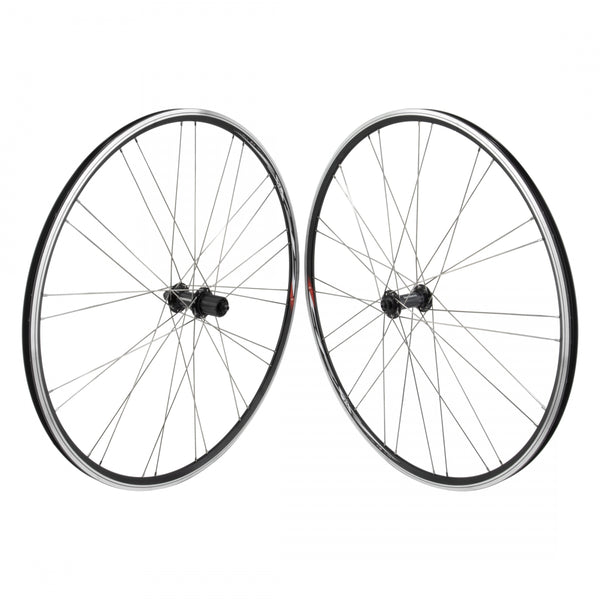 PAIR 700 622x13 MACH1 CFX BLACK MSW 28 SHIMANO RS400 8-11sCAS QR BLACK 130mm DTI2.0SL 14X2