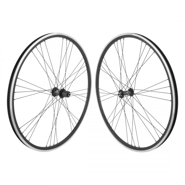 PAIR 700 622x13 MACH1 ROADRUNNER BLACK MSW 8x4 WHEEL MASTER AQ1010 8-10sCAS QR BLACK 130mm DTI2.0BK EYE