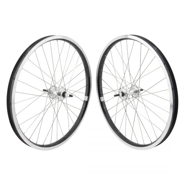PAIR 24x1.75 507x24 RYDE ANDRA40 BLACK MSW 32 WHEEL MASTER MX4000 1s FF BO SILVER 110mm DT2.0SL