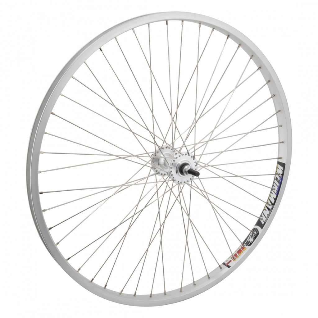 FRONT 26x1.75 559x24 WEI DM30 SILVER 48 ALLOY BO SILVER 100mm SS2.0SL