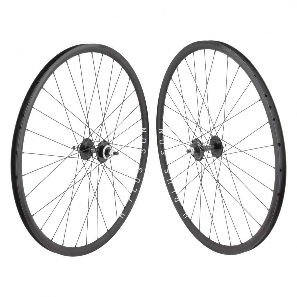 PAIR 700 622x18 H+SON ARCHETYPE BLACK 32 MICHE PISTA LF 1s FX/FX SEAL BLACK 120mm DT2.0BK