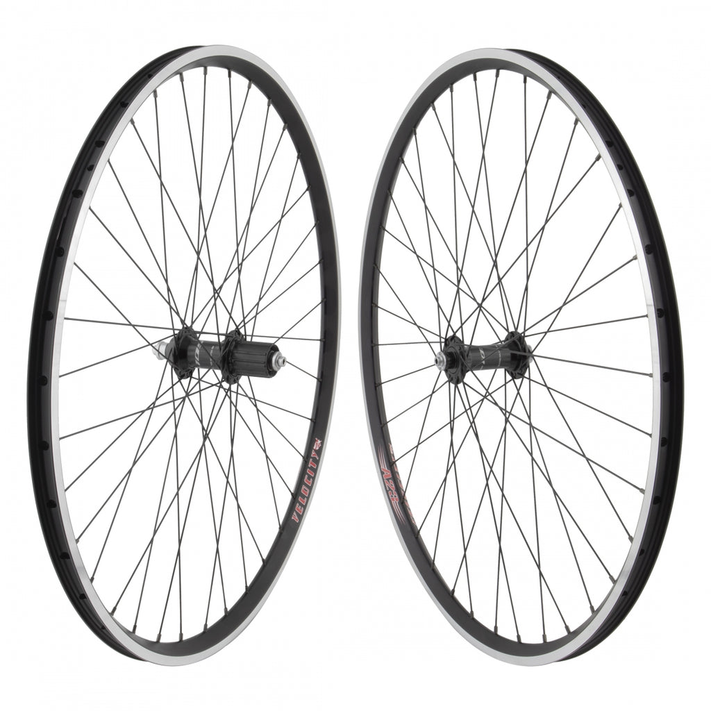 PAIR 650B 584x18 VELO A23 BLACK MSW 36 OC-RR 36 SHIMANO R7000 8-11sCAS QR BLACK 130mm DT2.0/1.8BK