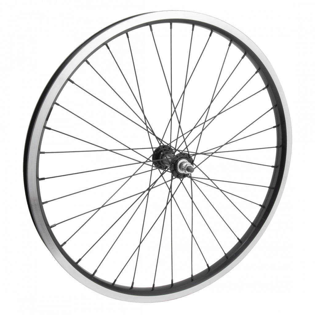 FRONT 24x1.75 507x24 RYDE ANDRA40 BLACK MSW 36 WHEEL MASTER MT5000 BO 3/8 BLACK 100mm 14gBK