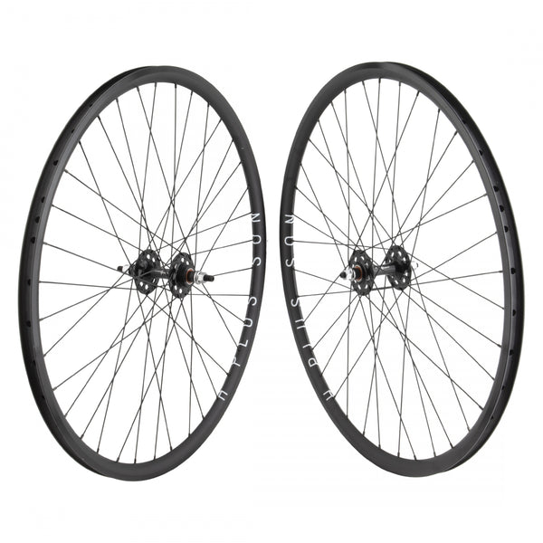 PAIR 700 622x20 H+SON ARCHETYPE BLACK MSW 36 ORIGIN 8 SS1101 FX/FW SEAL BLACK 120mm SAPIM LEADER BLACK