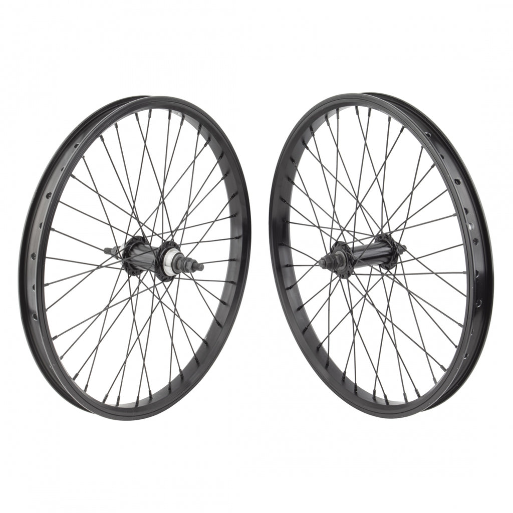PAIR 20x1.75 406x24 SE BIKES RIPPER(21) BLACK NMSW 36 1s FF LOOSE 3/8 BLACK 110mm 14gBK