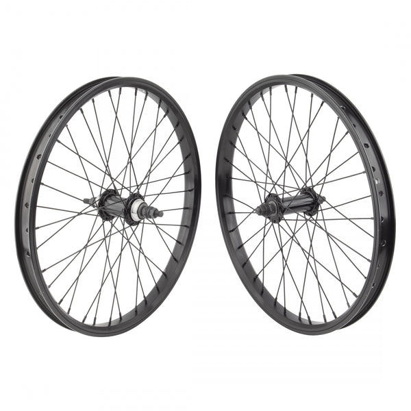 PAIR 20x1.75 406x24 SE BIKES RIPPER(21) BLACK NMSW 36 1s FF LOOSE 3/8 BLACK 110mm 14gBK