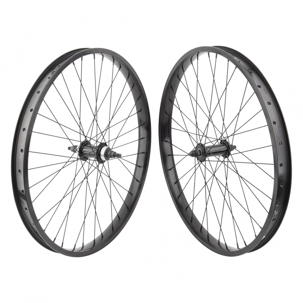 PAIR 24x1.75 507x32 SE BIKES SO CAL FLYER(21) BLACK NMSW 36 1s FF LOOSE 3/8 BLACK 110mm 14gBK