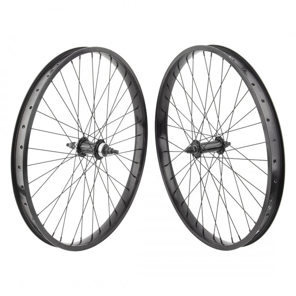PAIR 24x1.75 507x32 SE BIKES SO CAL FLYER(21) BLACK NMSW 36 1s FF LOOSE 3/8 BLACK 110mm 14gBK