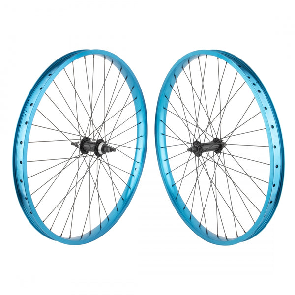 PAIR 26x1.75 559x32 SE BIKES BLOCKS FLYER(22) BLUE NMSW 36 1s FW LOOSE(F) SEAL(R) 3/8 BLACK 110mm SS2.0BK