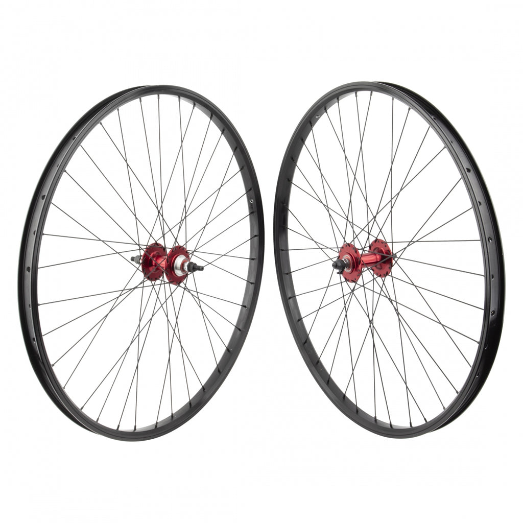 PAIR 29 622x24 SE BIKES BIG RIPPER(21) BLACK NMSW 36 1s FF SEAL 3/8 RD 110mm SS2.0BK