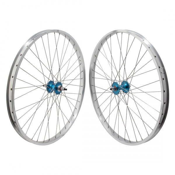 PAIR 29 622x32 SE BIKES BIG RIPPER(21) SILVER NMSW 36 1s FF SEAL 3/8 BLUE 110mm SS2.0SL