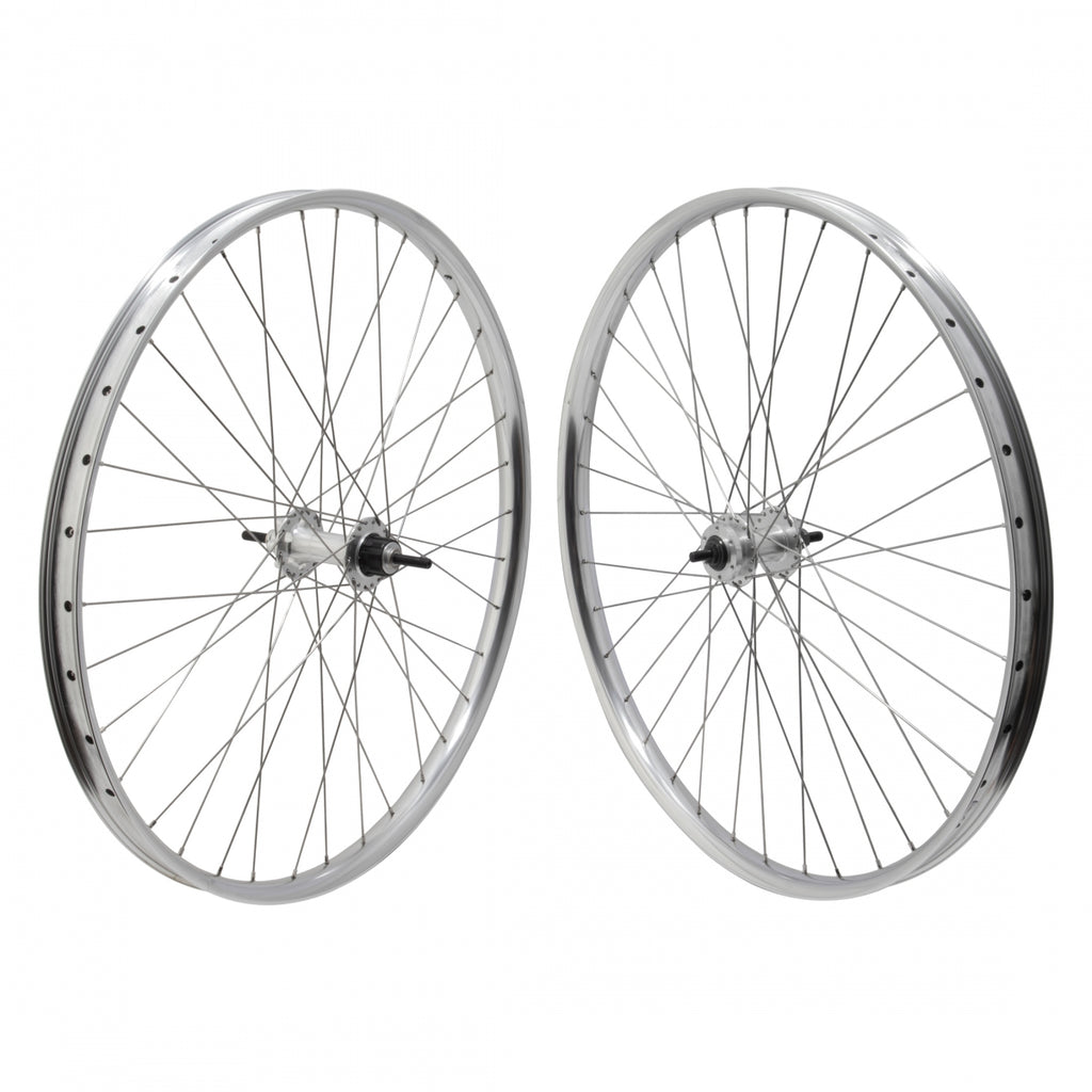 PAIR 29 622x36 SE BIKES MONSTER QUAD(21) SILVER DISC 36 1sCAS 6B LOOSE(F) SEAL(R) 3/8 SILVER 110mm 142mm SS2.0SL