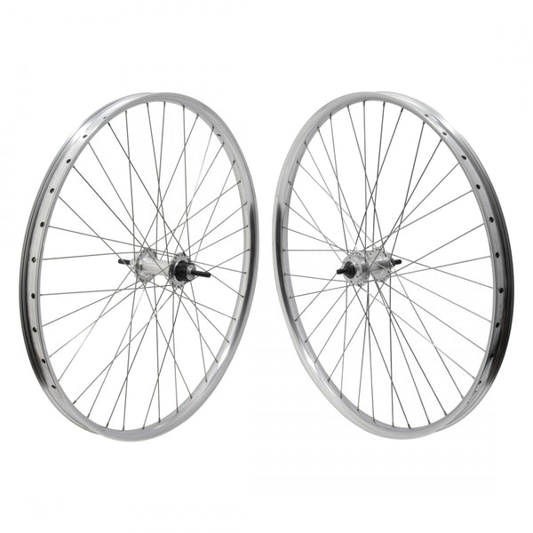 PAIR 29 622x36 SE BIKES MONSTER QUAD(21) SILVER DISC 36 1sCAS 6B LOOSE(F) SEAL(R) 3/8 SILVER 110mm 142mm SS2.0SL