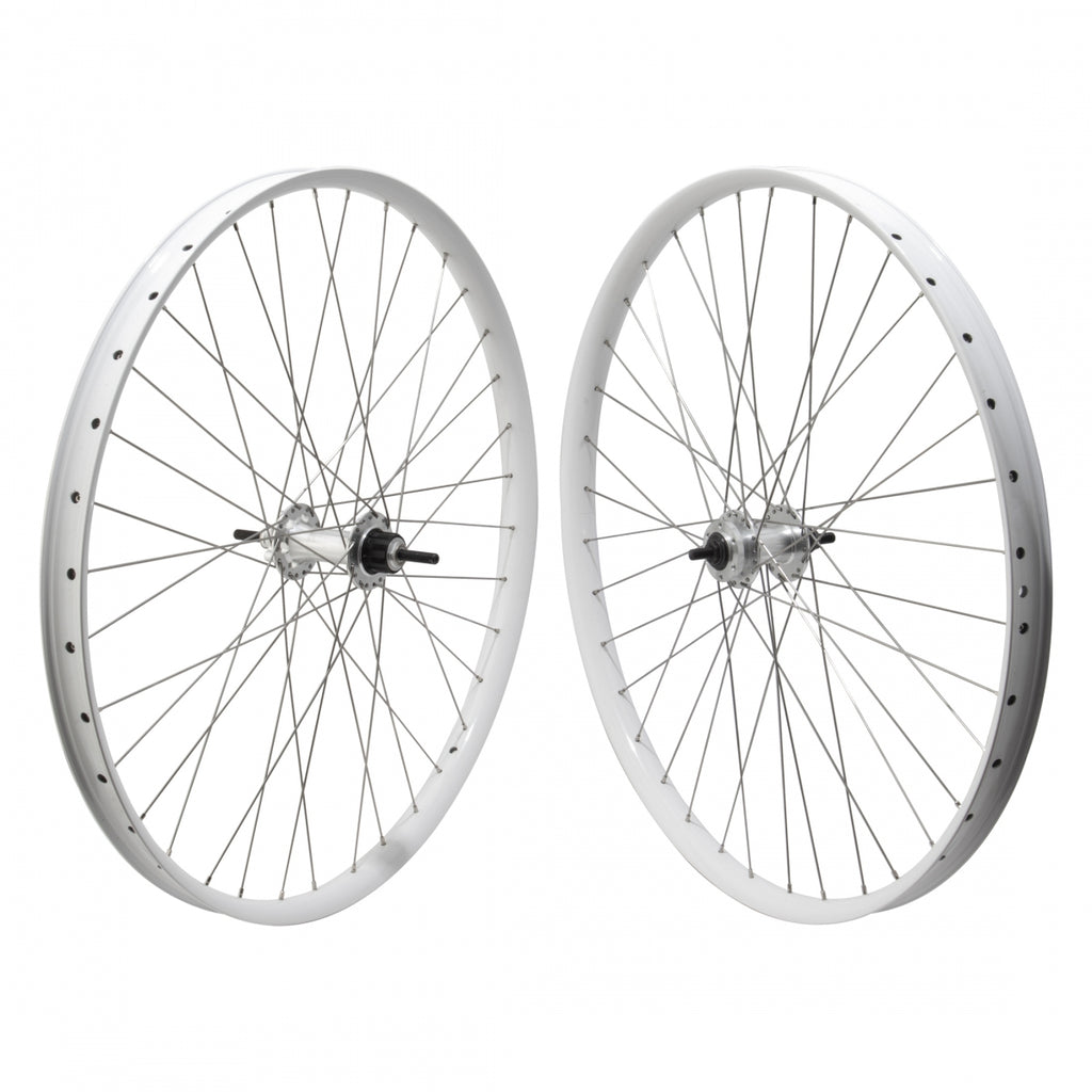 PAIR 29 622x36 SE BIKES MONSTER RIPPER(22) WHITE DISC 36 1sCAS 6B LOOSE(F) SEAL(R) 3/8 SILVER 110mm 142mm SS2.0SL