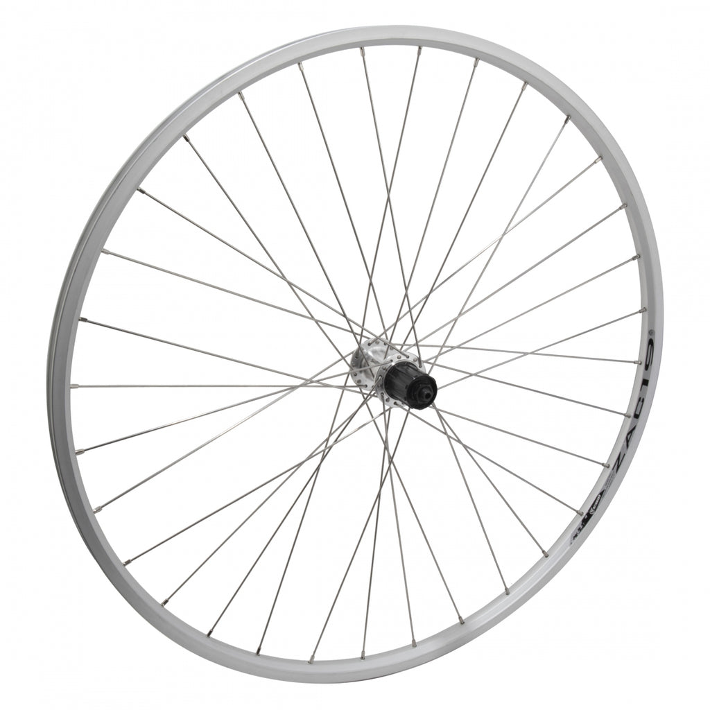 REAR 700x35 622x19 WEI ZAC19 SILVER 32 SHIMANO TX500 8-10sCAS QR SILVER 135mm SS2.0SL