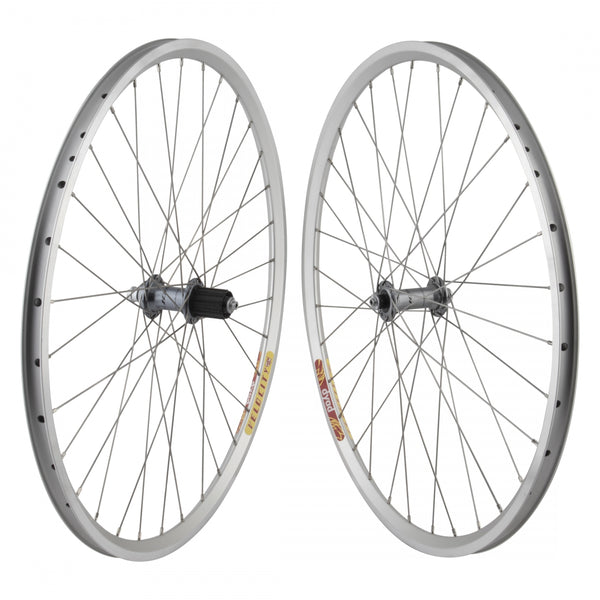 PAIR 650B 584x18 VELO DYAD SILVER MSW 32 SHIMANO R7000 8-11sCAS QR SILVER 130mm SAPIM RACE 2.0/1.8 SILVER