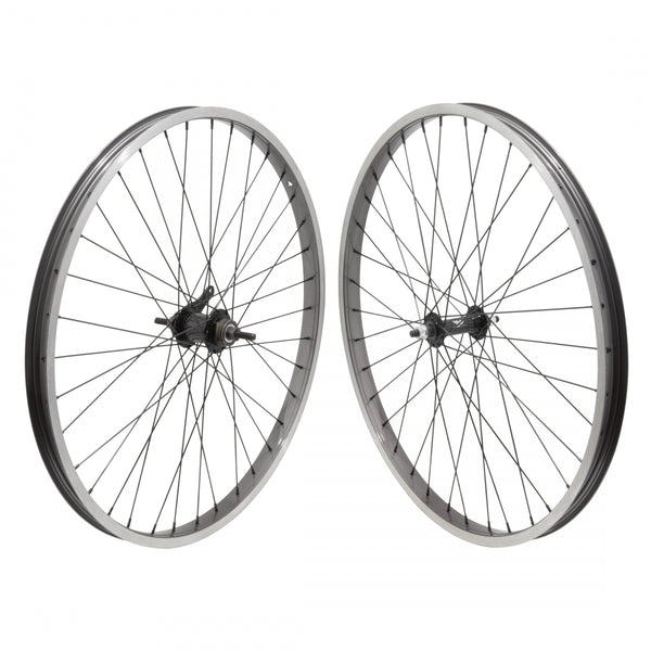 PAIR 26x1.75 559x29 ALLOY GY GSW 36 ALLOY BO 3/8 BLACK KT CB 110mm BLACK 14gBK w/TRIM KIT