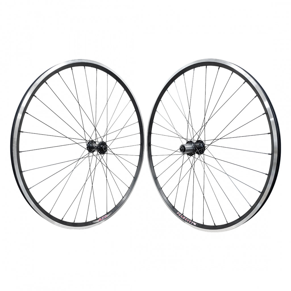 PAIR 650B 584x18 VELO A23 BLACK MSW 32 MICHE PRIMATO SYNTESI 8-11sCAS QR SEAL BLACK 130mm SAPIM RACE 2.0/1.8 BLACK