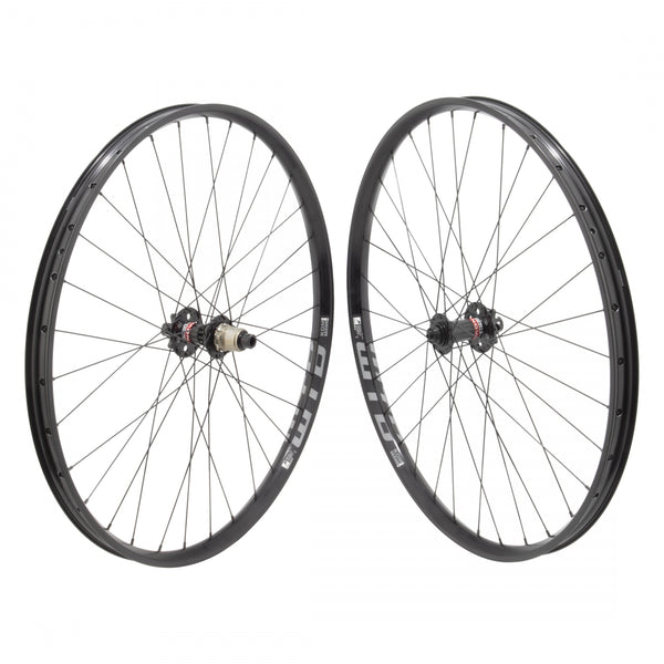PAIR 27.5 584x30 WTB KOM TRAIL TCS 2.0 i30 BLACK DISC 32 NOVATEC XD791SB XD792SB XD 6B 15mm 12mm 142mm SAPIM RACE 2.0/1.8 BLACK