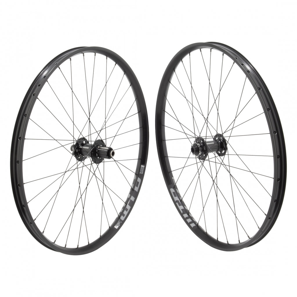 PAIR 27.5 584x30 WTB KOM TRAIL TCS 2.0 i30 BLACK DISC 32 NOVATEC XD641SB XD642SB 8-11sCAS 6B 15mm 12mm BLACK 110mm 148mm SAPIM RACE 2.0/1.8 BLACK