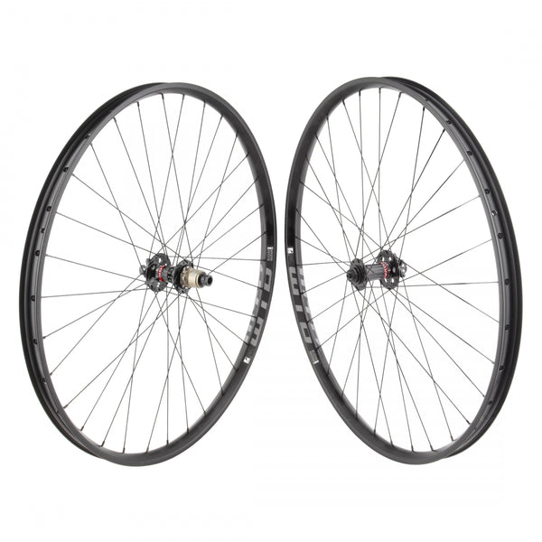 PAIR 29 622x30 WTB KOM TRAIL TCS 2.0 i30 BLACK DISC 32 NOVATEC XD791SB XD792SB XD 6B 15mm 12mm BLACK 142mm SAPIM RACE 2.0/1.8 BLACK