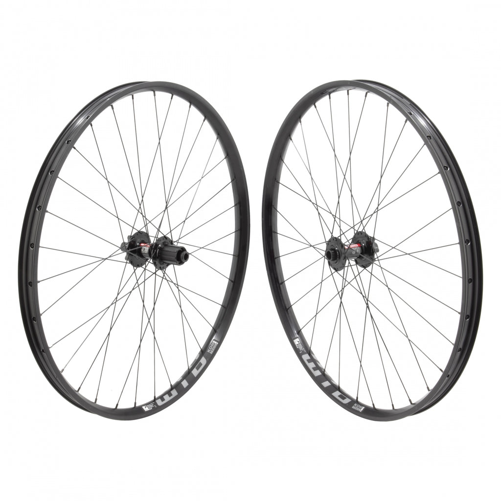 PAIR 27.5 584x30 WTB KOM TRAIL TCS 2.0 i30 BLACK DISC 32 DT 370 8-10sCASS 6B 15mm 12mm BLACK 142mm SAPIM RACE 2.0/1.8 BLACK