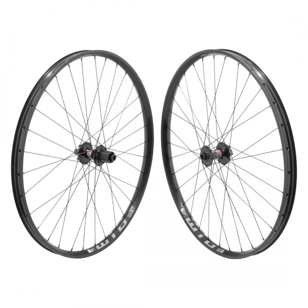 PAIR 27.5 584x30 WTB KOM TRAIL TCS 2.0 i30 BLACK DISC 32 DT 370 8-10sCASS 6B 15mm 12mm BLACK 142mm SAPIM RACE 2.0/1.8 BLACK