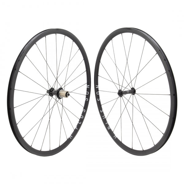 PAIR 700 622x18 H+SON ARCHETYPE BLACK MSW 20/24 ORIGIN 8 RD1110 ELITE 8-11sCASS SEAL BLACK 130mm LEADER RACE 2.0/1.8 BLACK